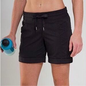 Lululemon Cuffed Studio Shorts in Black